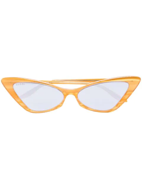 gucci yellow tint sunglasses