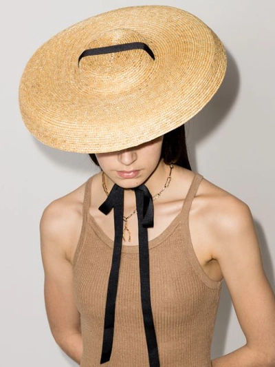 BEIGE NAT STRAW FASCINATOR HAT