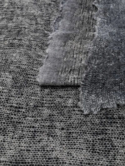 Shop Avant Toi Mottled Cashmere Scarf In Grey
