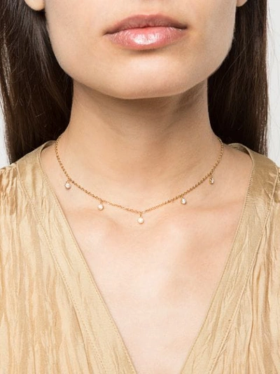 Shop Nialaya Jewelry Skyfall Drop Necklace In Gold