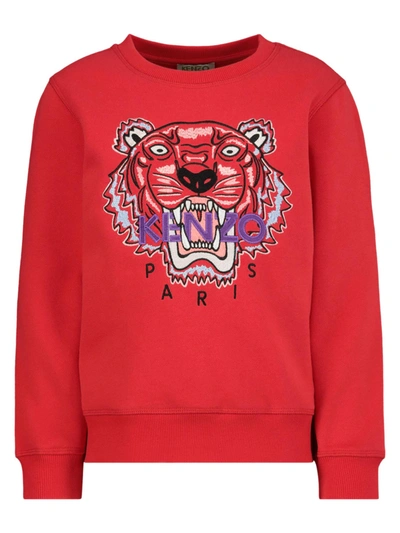 Shop Kenzo Kids Tiger In Red