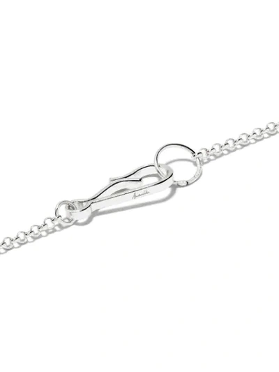 Shop Annoushka 14kt White Gold Diamond Initial Y Necklace In 18ct White Gold