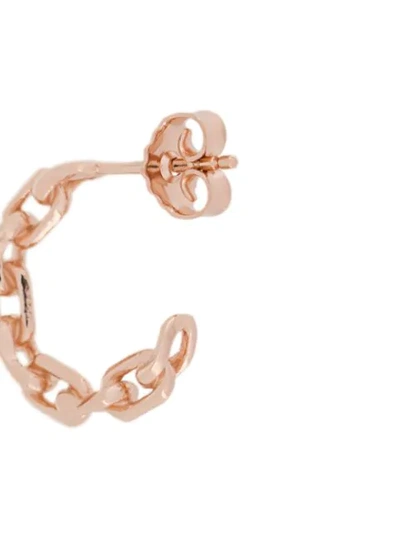 Wouters & Hendrix Chain Link Earrings In Gold