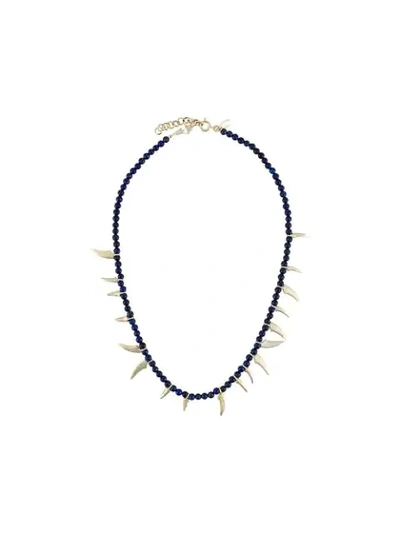 Shop Iosselliani Be Nomad Lapis Necklace In Blue