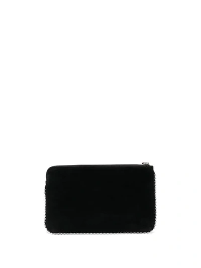 Shop Zadig & Voltaire Suede Purse With Stud Edging In Black