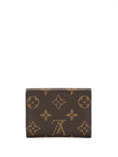 Pre-owned Louis Vuitton  Monogram Ludlow Coin Case In Brown