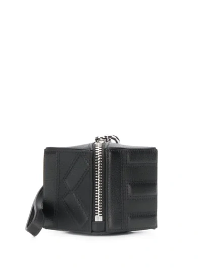 Shop Kenzo Kube Coin Purse In Black