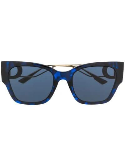 Shop Dior 30montaigne Cat-eye Sunglasses In Black