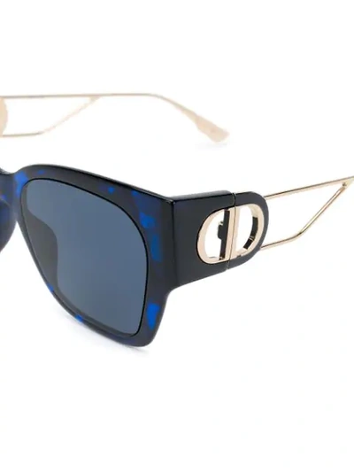Shop Dior 30montaigne Cat-eye Sunglasses In Black