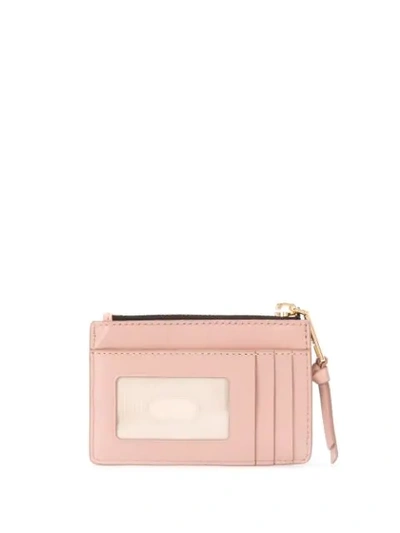 Shop Marc Jacobs The Quilted Softshot Top Zip Multi Wallet In Neutrals
