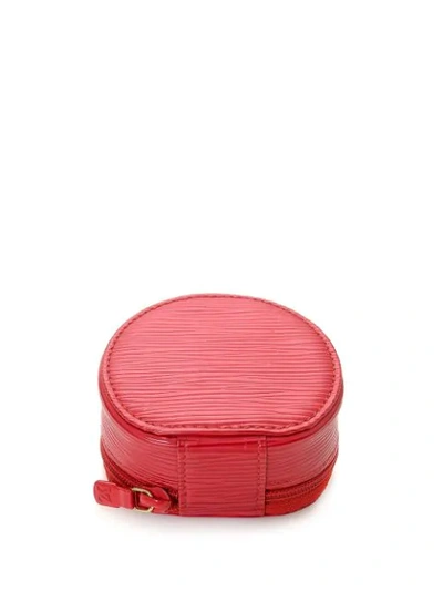 Pre-owned Louis Vuitton Epi Écrin Bijoux 8 珠宝盒（典藏款） In Red