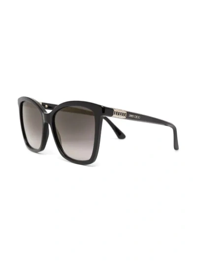 Jimmy Choo Alis Butterfly-frame Sunglasses In Black