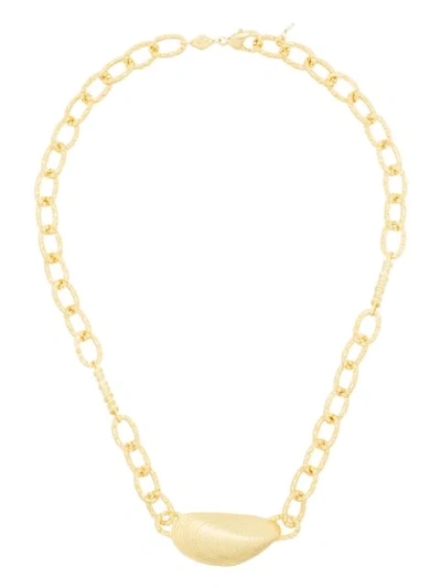 Shop Anni Lu 18kt Gold Plated Brass Mussel Shell Necklace
