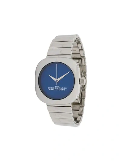 Shop Marc Jacobs Watches The Cushion Watch In Silver