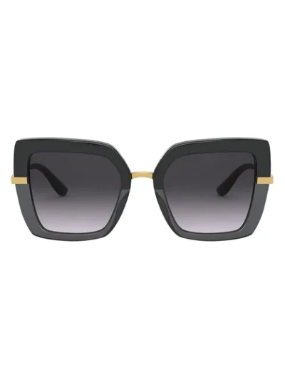 Shop Dolce & Gabbana Square-frame Sunglasses In Black