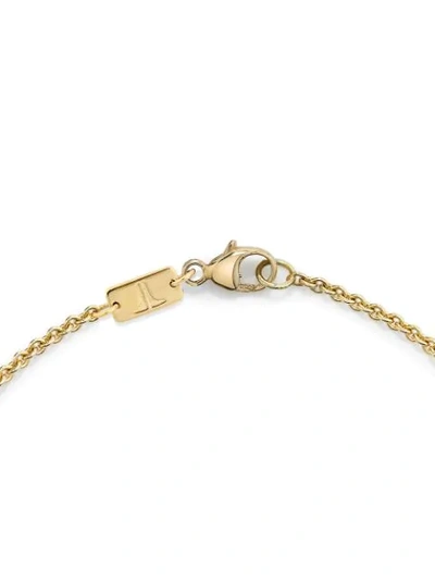 Shop Andy Lif 18kt Gold Diamond Cats Eye Bracelet In Ylwgold