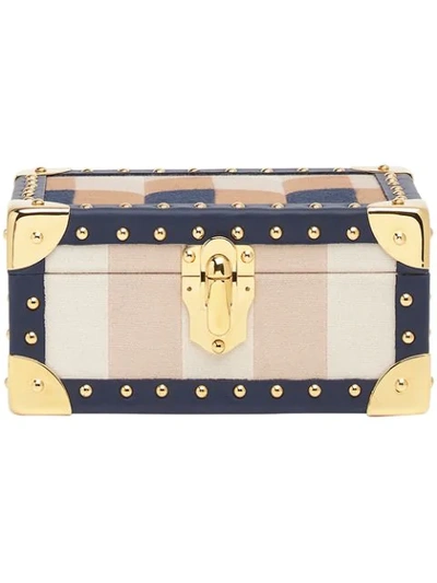 Shop Fendi Pequin Small Travel Case In Neutrals