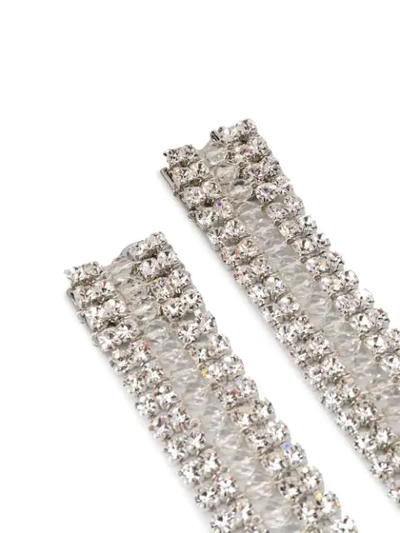 Shop Paco Rabanne Crystal Embellished Belt In White