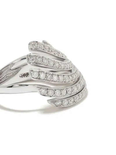 Shop Brumani 18kt White Gold Buriti Diamond Ring