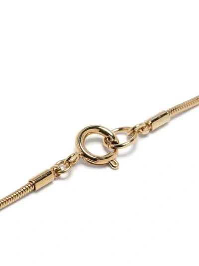 Shop Isabel Marant Miki Snake-chain Necklace In Gold