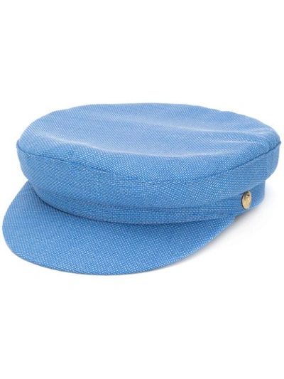 Shop Manokhi X Toukitsou Greek Fisherman Hat In Blue