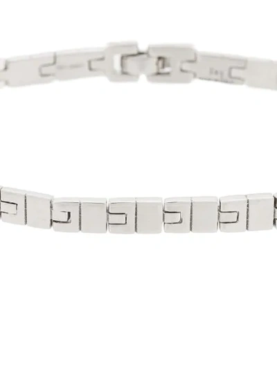 Shop Ivi Slot 5 Chain Bracelet In Silver