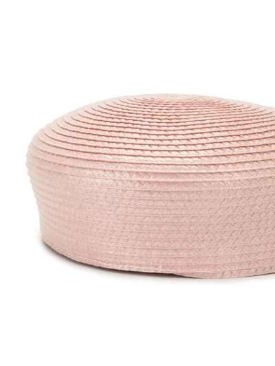 Shop Eugenia Kim Sabrina Chain-trim Hat In Pink