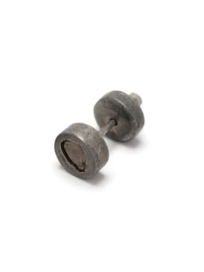 Parts Of Four Diamond-encrusted Single Earring In Silver