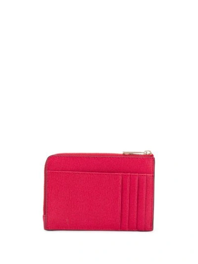 Shop Furla Next All-around Zip Wallet In Red