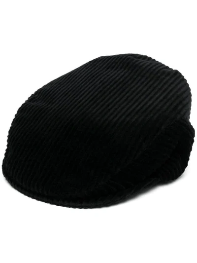 Shop Dolce & Gabbana Textured-style Cap Hat In Black