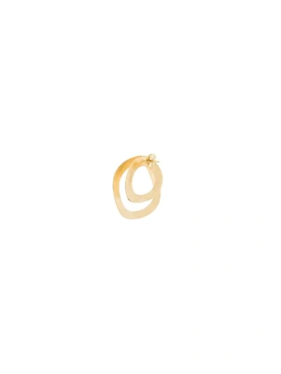 Shop Anissa Kermiche Gold-plated Joined At The Hoop Doré Earrings