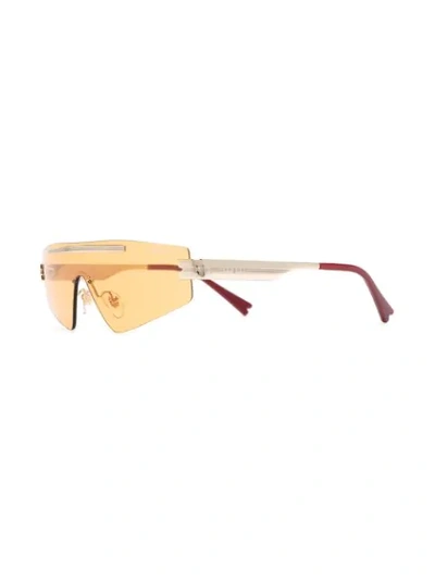 Shop Vogue Eyewear X Millie Bobby Brown Tinted Sunglasses In Gold