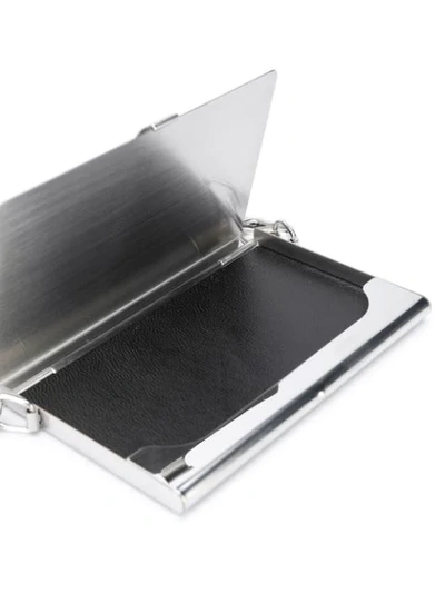 Brushed Silver Card Case
