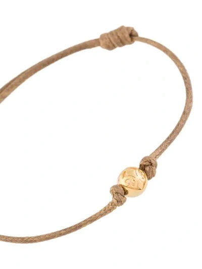 Shop Nialaya Jewelry Woven Bracelet In Brown