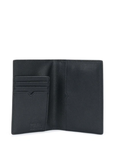 Shop Karl Lagerfeld Rue St Guillaume Pass Holder In Black