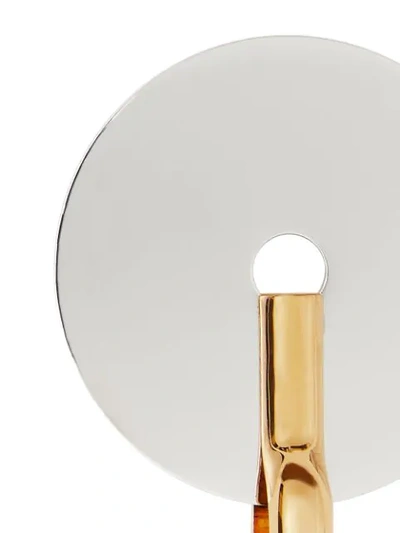 Shop Burberry Gold-plated Disc Earrings