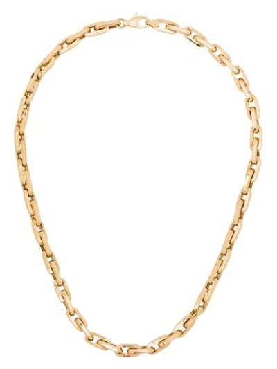 14KT YELLOW GOLD CHAIN-LINK NECKLACE