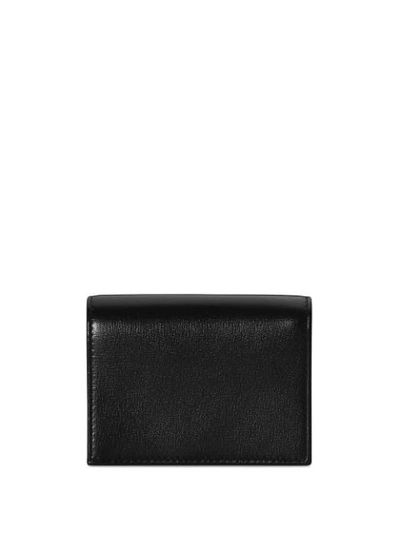 Shop Gucci Gg Plaque Cardholder In Black