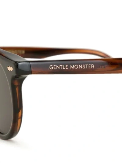 Shop Gentle Monster Hey B4 Sunglasses In Red