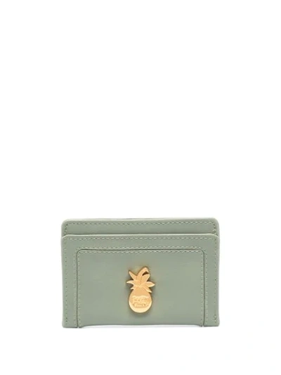 Shop See By Chloé Pineapple-motif Cardholder In Green