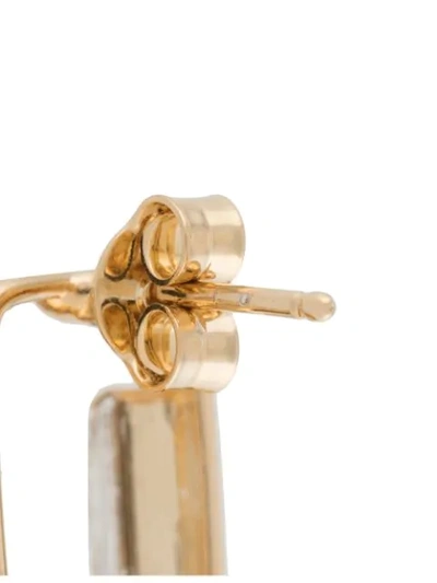 Shop Rosantica Eleonor Crystal Embellished Earrings In Gold