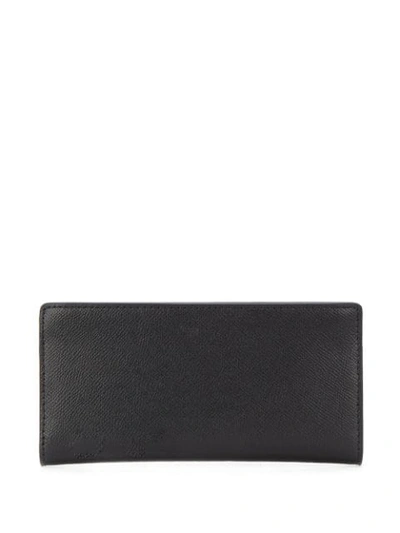 Shop Michael Michael Kors Large Slim Wallet In Black