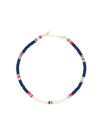 Shop All The Must Beaded Necklace In Blue