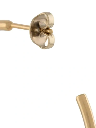 Shop Isabel Marant Leaf Drop Earrings In Gold
