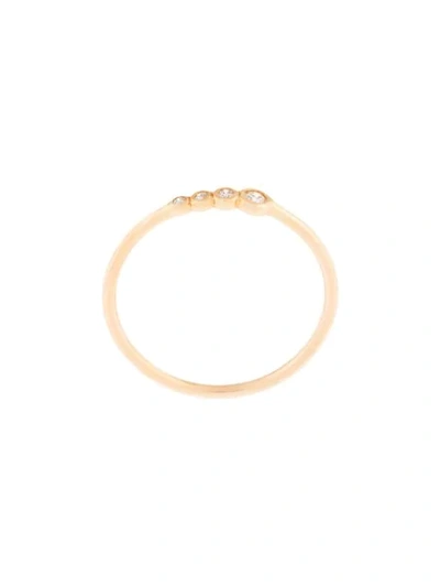 Shop Sarah & Sebastian 10kt Yellow Gold Diamond Bloom Ring