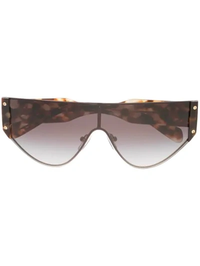 Shop Michael Kors Oversized Sunglasses In Brown
