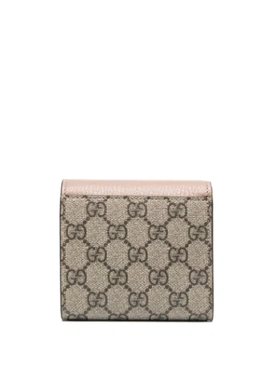 Shop Gucci Gg Supreme Canvas Wallet In Neutrals