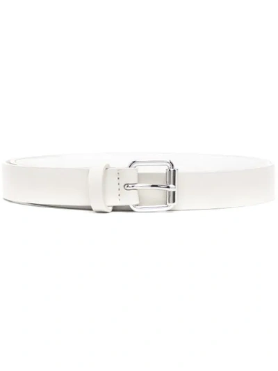 Shop Sofie D'hoore Virginia Leather Belt In White