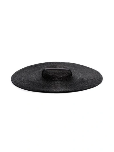 Shop Eliurpi Maxi Straw Hat In Black