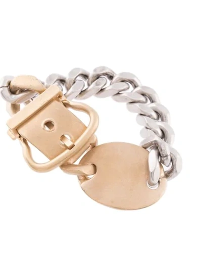 Shop Ports 1961 Chunky Buckled Bracelet In Gold